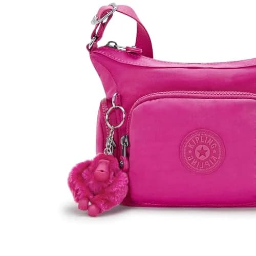 Kipling Gabbie Mini Crossbody Bag Glowing Fuchsia | Compact, Lightweight & Stylish thumbnail 8