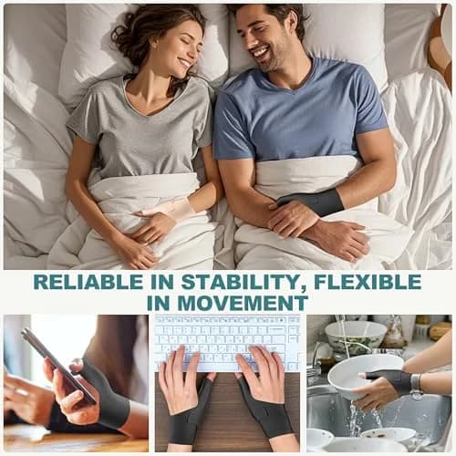 YISDU Wrist Thumb Brace Medium Black | Support for Arthritis & Tendonitis (70-120 chars) thumbnail 5