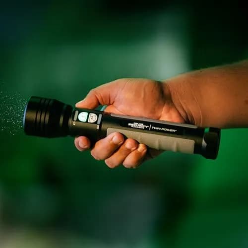 Police Security Twin Power 2000 Lumen LED Flashlight | Ultra-Bright Rechargeable, 13 Hr Runtime, Water & Impact Resistant thumbnail 3