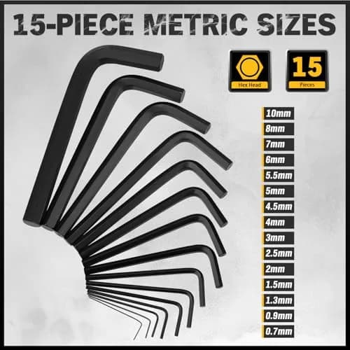 ELEAD 41-Piece Hex and Torx Key Set with Torque Handle | SAE, Metric & Torx Sizes thumbnail 4