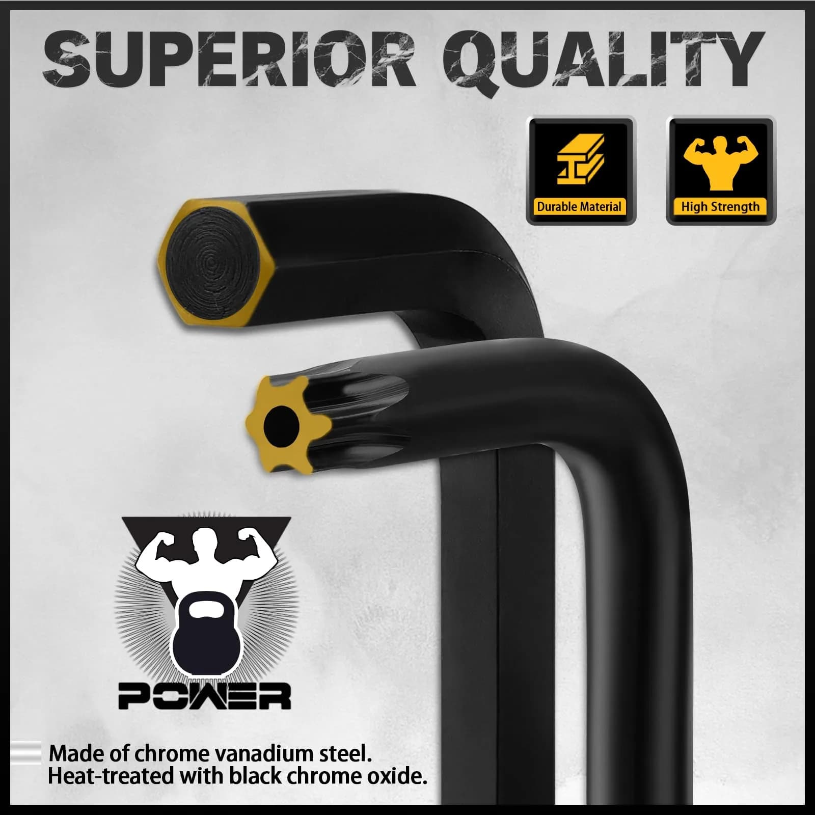 ELEAD 41-Piece Hex and Torx Key Set with Torque Handle | SAE, Metric & Torx Sizes - view 6