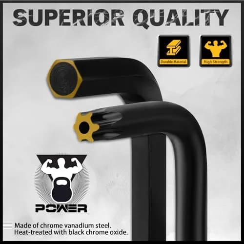 ELEAD 41-Piece Hex and Torx Key Set with Torque Handle | SAE, Metric & Torx Sizes thumbnail 6