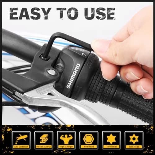 ELEAD 41-Piece Hex and Torx Key Set with Torque Handle | SAE, Metric & Torx Sizes thumbnail 8