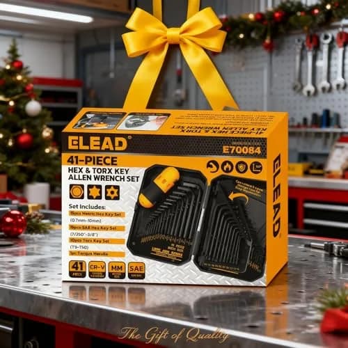 ELEAD 41-Piece Hex and Torx Key Set with Torque Handle | SAE, Metric & Torx Sizes thumbnail 9