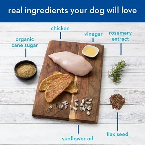 Spot Farms All Natural Human Grade Dog Treats Chicken Jerky 12.5oz | Omega 3 & Vitamin E Support thumbnail 2