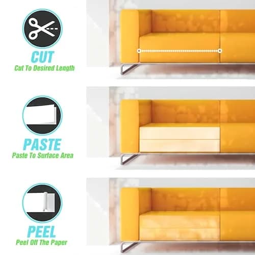 Polarduck Transparent Cat Scratch Tape 6 Inches x 20 Yards | Double-Sided Furniture Protector for Cats & Dogs thumbnail 6