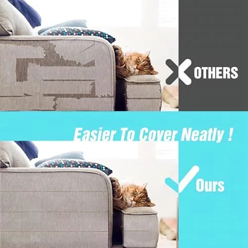 Polarduck Transparent Cat Scratch Tape 6 Inches x 20 Yards | Double-Sided Furniture Protector for Cats & Dogs thumbnail 7