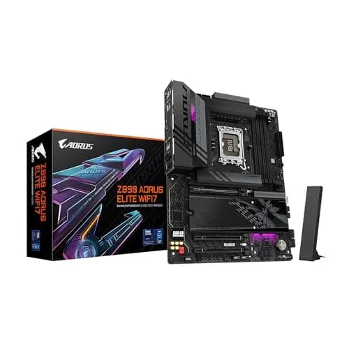 GIGABYTE Z890 AORUS Elite WIFI7 Motherboard ATX DDR5 PCIe 5.0 Thunderbolt 4 2.5GbE LAN | Supports Intel Ultra Core Series 2 thumbnail 1