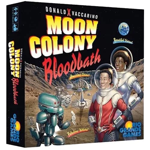 Rio Grande Games Moon Colony Bloodbath Strategy Card Game 1-5 Players Ages 14+ | Engine Building Engine-Losing Mechanics thumbnail 1
