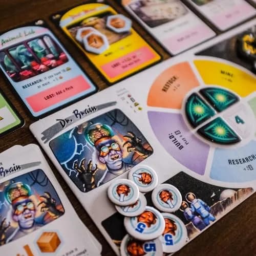 Rio Grande Games Moon Colony Bloodbath Strategy Card Game 1-5 Players Ages 14+ | Engine Building Engine-Losing Mechanics thumbnail 3