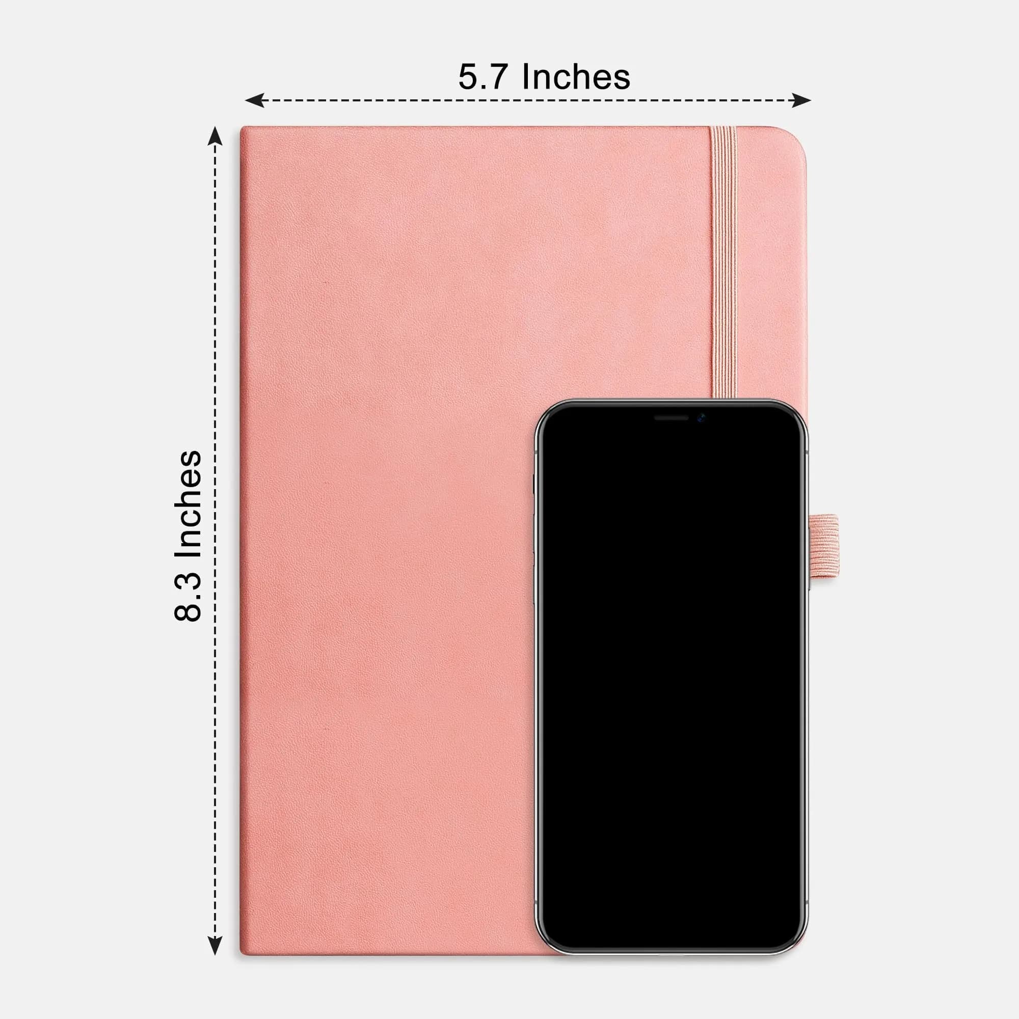 RETTACY Blank Journal Notebook A5 Pink 192 Pages | Acid-Free Paper for Smooth Writing - view 8