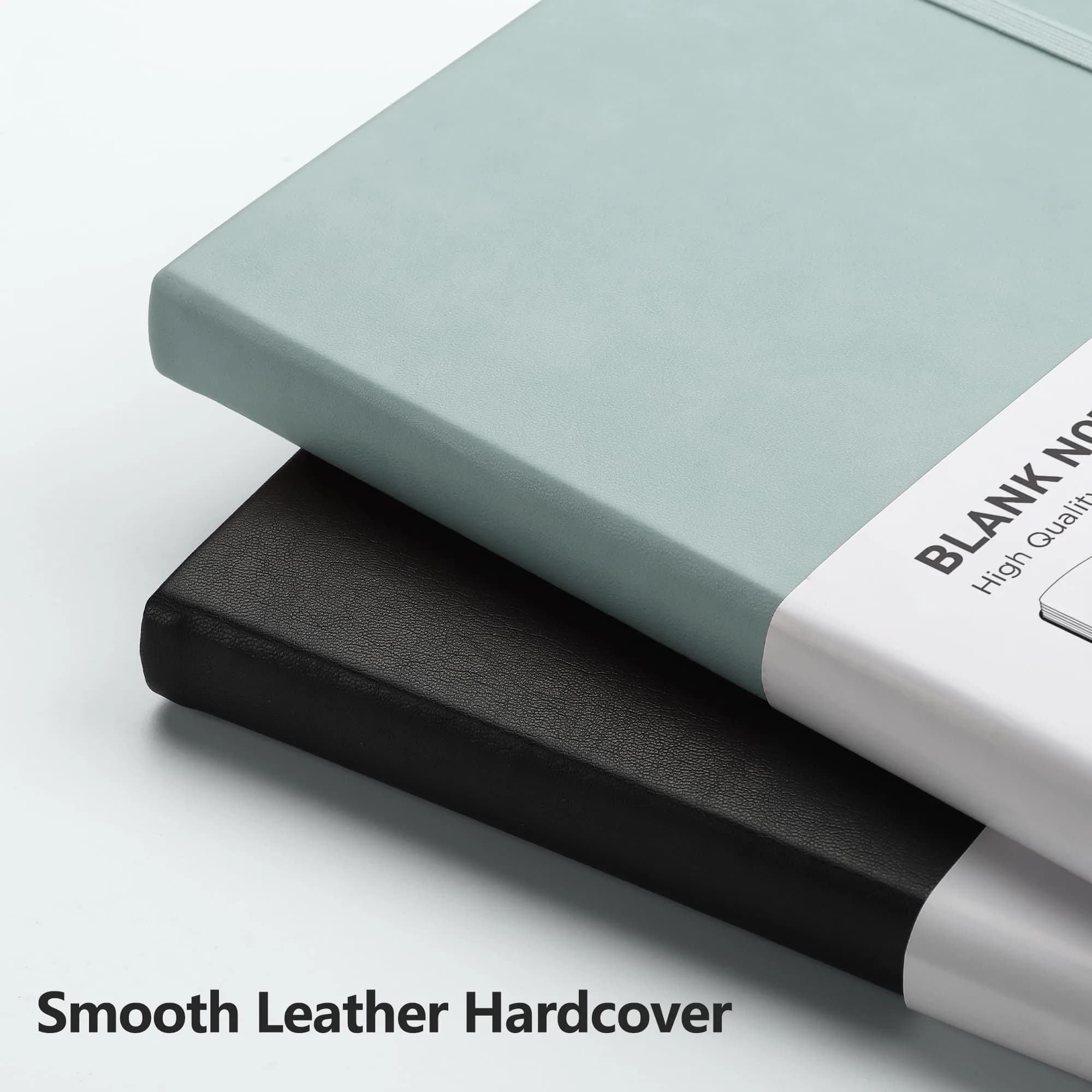RETTACY Blank Journal Notebook A5 Blue-gray 192 Pages | Acid-Free Paper for Drawing - view 4