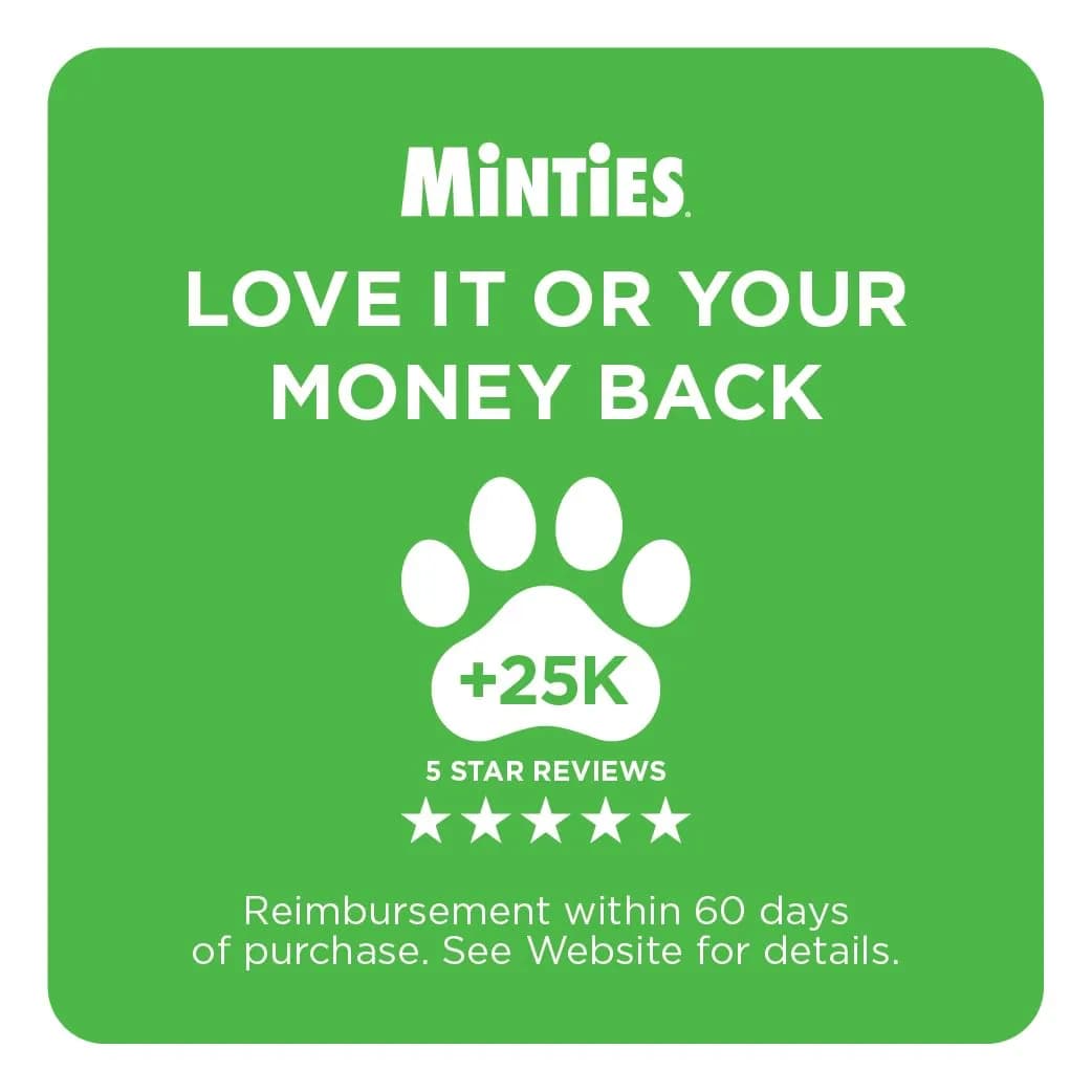 Minties Dental Treats for Cats, Chicken Flavored Cat Dental Treats, 10oz (283g) | Freshens Breath & Controls Tartar - view 8