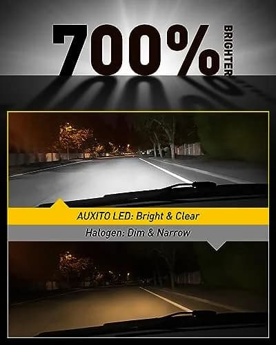 AUXITO H4 LED Bulb 6500K White 1:1 Mini Size Pack of 2 | Plug and Play Headlight Upgrade thumbnail 2