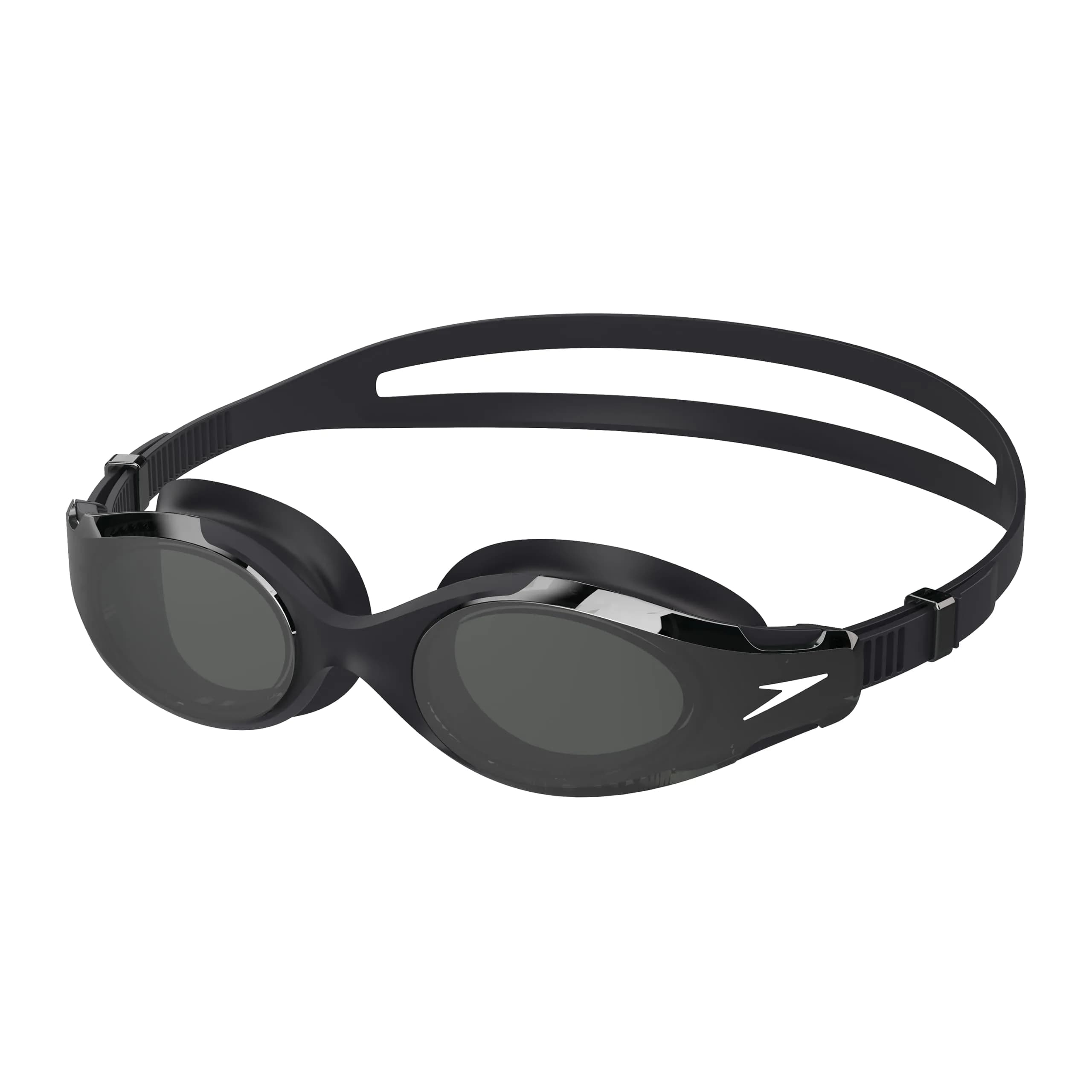 Speedo Hydrosity 2.0 Mirrored Swim Goggles | Anti-Fog, UV Protection, Watertight Fit — 2.0 Mirrored Speedo Black/Smoke/Silver