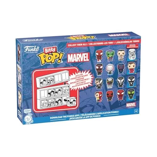 Funko Bitty POP! Miles Morales 4-Pack 2.3 cm (0.9 in) | Marvel Collectible Figures with Display Case thumbnail 3