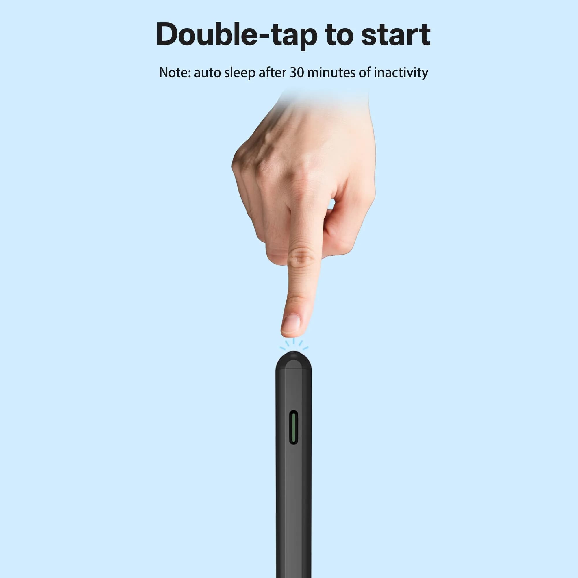 ANYQOO Active Stylus Pen for iPad 2018-2026 | Tilt Sensitivity, Palm Rejection, 20H Battery, Magnetic, Fast Charging - view 7