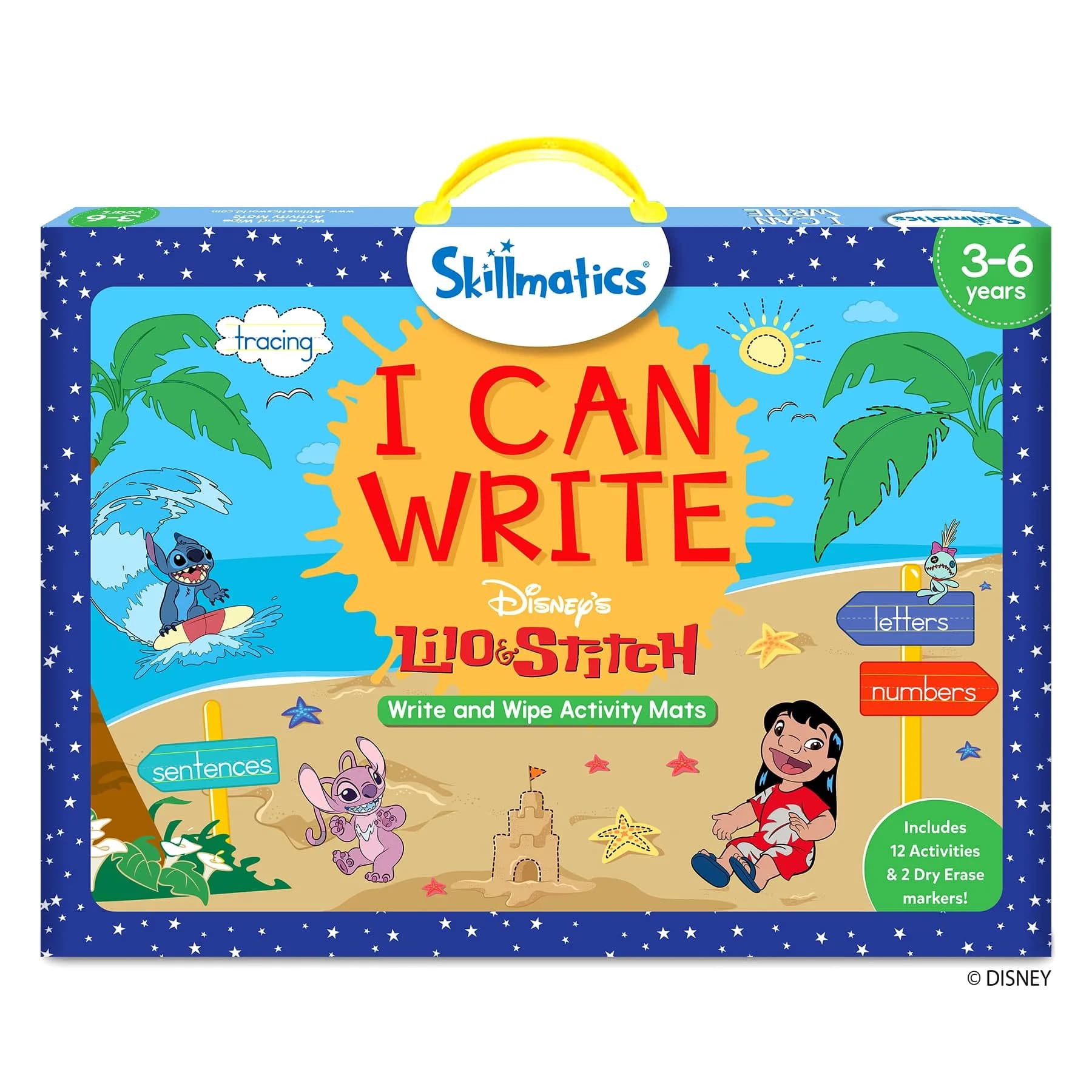 Skillmatics I Can Write Disney's Lilo & Stitch Reusable Activity Mats for Kids Ages 3-6 | Educational Learning Toy - main product image