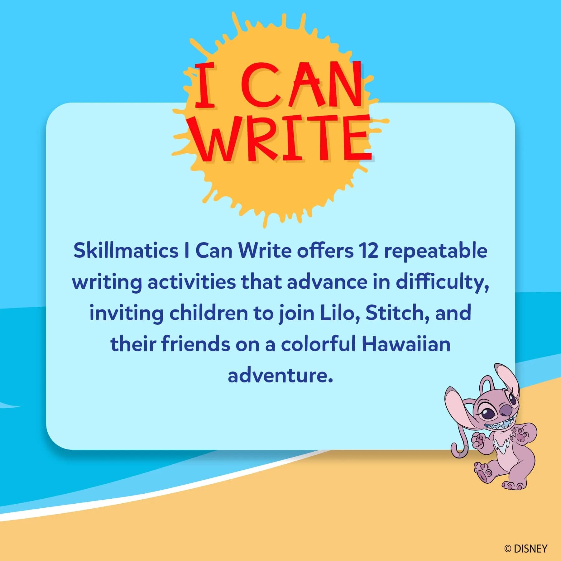 Skillmatics I Can Write Lilo & Stitch Reusable Preschool Learning Activity Mats Set | Educational Game for Kids Ages 3-6 - view 8