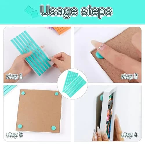 Feosky Adhesive Poster Sticky Tack Putty Grey 120PCS | Reusable & Removable Mounting Putty thumbnail 5