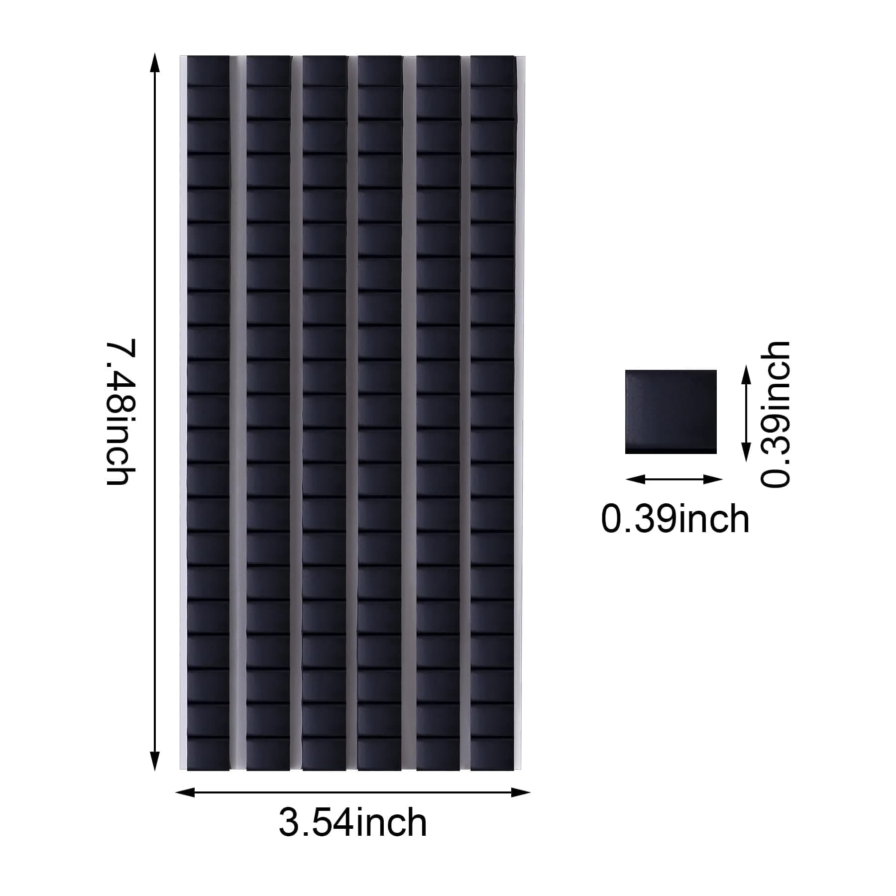 Feosky Adhesive Poster Putty 240 Pieces (Black) | Damage-Free Wall Mounting - view 2