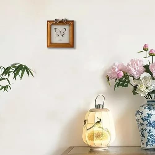 SIKOO Vintage Bow Picture Frame 10.16 cm (4x4 in) | Antique Bronze Gold Resin Wall & Tabletop Decor thumbnail 5