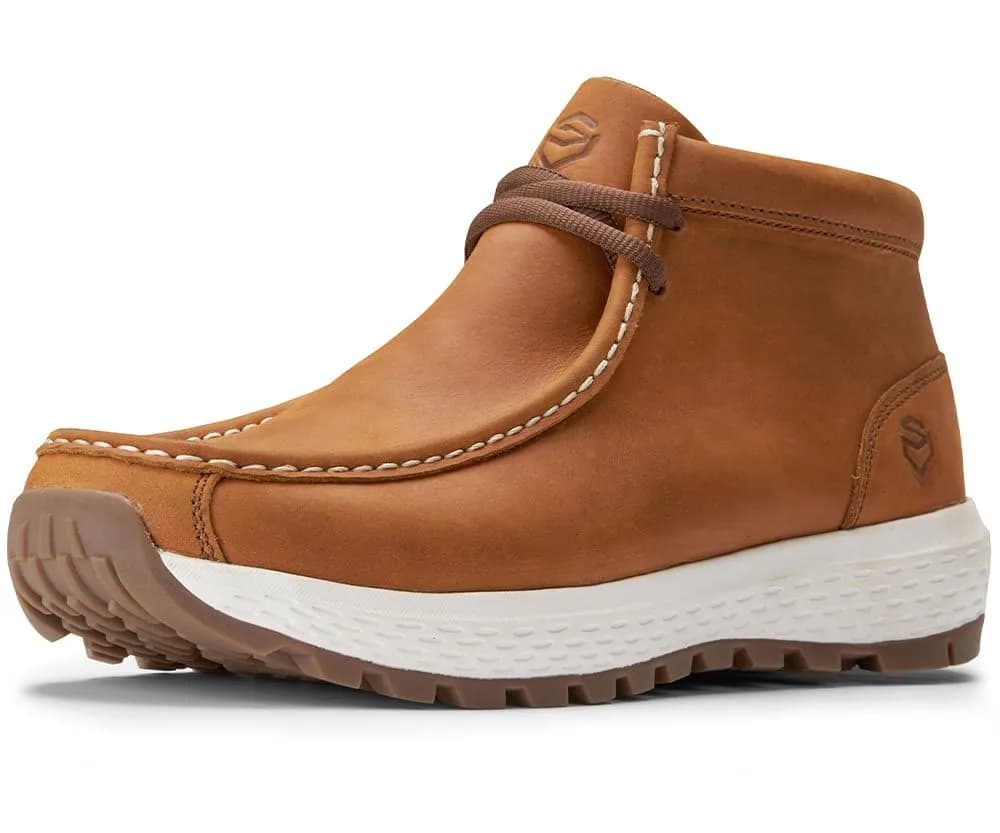 SUREWAY Men's Lightweight Chukka Boots with Moc Toe & Rubber Sole | 8.5 US (25.4 cm) - main product image