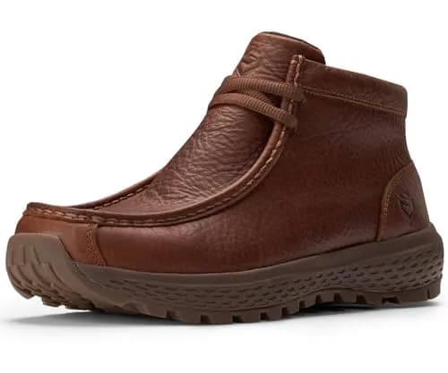 SUREWAY Men's Lightweight Moc Toe Chukka Boots | 2.7 kg (6 lb) Ankle Height thumbnail 1