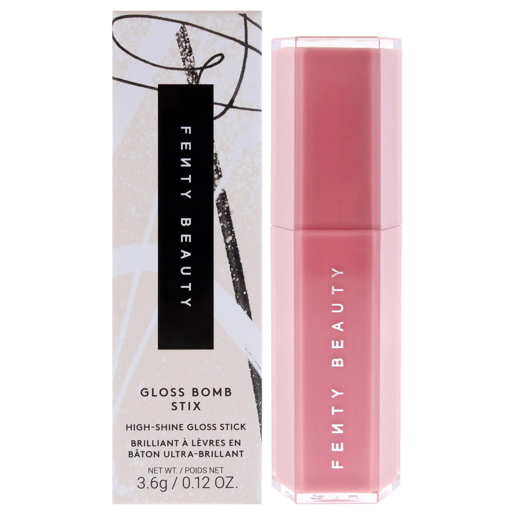 Fenty Beauty Gloss Bomb Stix High Shine Gloss - 0.12 oz Lipstick | Explosive Shine & Nourishing Formula — Cranberry