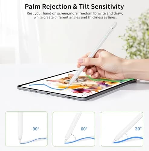 STYLUSLINK Apple Pencil Alternative for iPad 6-11th Gen, Mini 5-7, Air 3-5, Pro 13"/11" | Fast Charge, Precise, Magnetic thumbnail 5