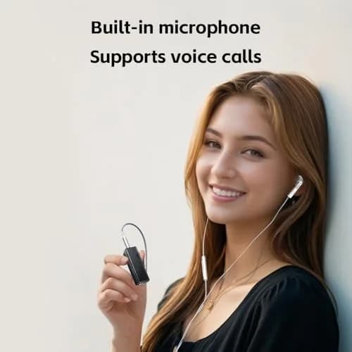 FiiO BTR11 Bluetooth 5.3 Receiver LDAC 3.5mm Wireless Audio Headphone Amplifier Adapter (White) | 15-Hour Battery Life thumbnail 4