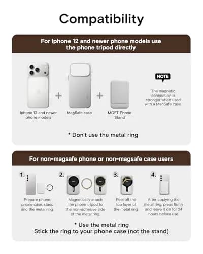 MOFT Phone Tripod Stand & Wallet, NFC Card Holder, Hold 1-2 Cards | Slim 0.94cm Profile for Mobile Content thumbnail 9