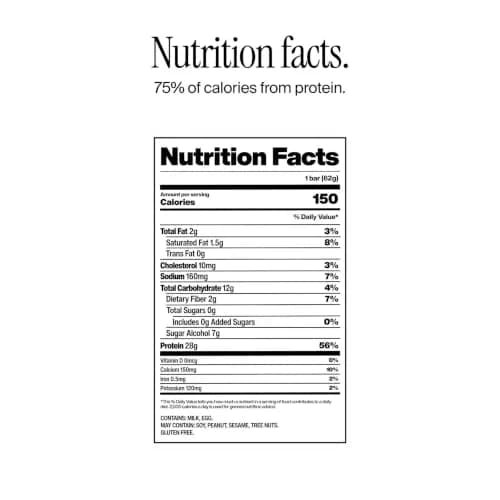 David Protein Bar Chocolate Chip Cookie Dough | 28g Protein | 12 Pack thumbnail 2