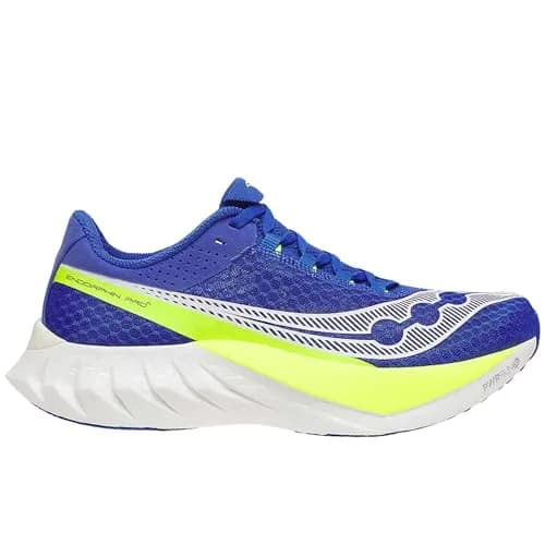 Saucony Endorphin Pro 4 Running Shoes in Lapis/Citron | Carbon Plate & Dual Foam Cushioning for Race & Speed Training thumbnail 2