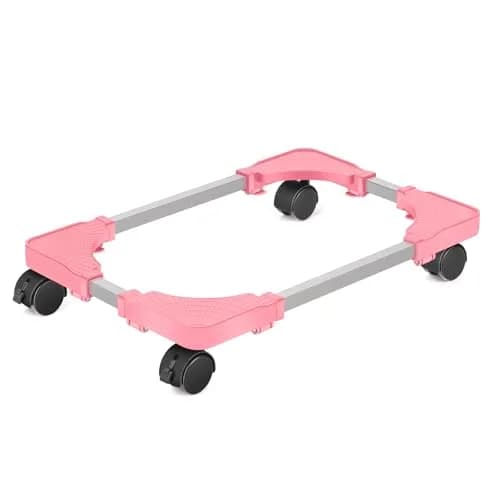 Liitrton Portable CPU Stand Adjustable PC Tower Stand Pink | Mobile, Compact & Ventilated thumbnail 1