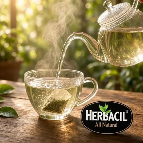 Herbacil Chamomile Tea 6-pack of 25 bags | Natural Relaxation & Digestive Support thumbnail 5