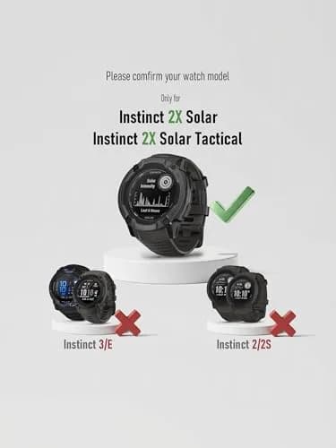 iDaPro Screen Protector for Garmin Instinct 2X Solar Tactical 9H Glass | Scratch & Drop Resistant, Ultra Thin, Easy Install thumbnail 2