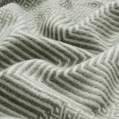 CREVENT 50"X60" Farmhouse Throw Blanket | Breathable & Warm Faux Cashmere (Green) thumbnail 4