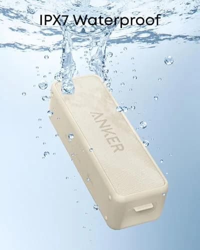 Anker Soundcore 2 Portable Bluetooth Speaker, 12W Stereo Sound, IPX7 Waterproof | 24-Hour Playtime thumbnail 2