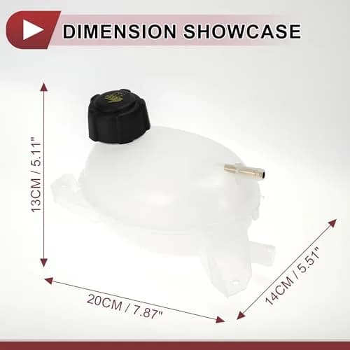 HEROFFIX Coolant Water Expansion Tank 217104354R for Renault Clio MK4 12-on | Direct Replacement PP White 20x14x13cm thumbnail 5
