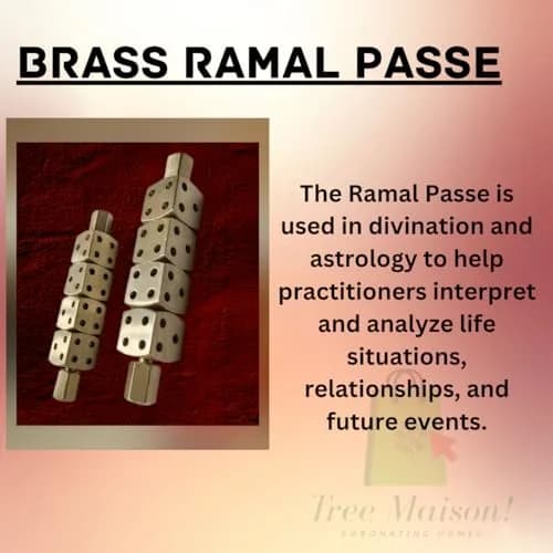 TREE MAISON CORONATING HOMES Brass Ramal Passa Pair | Divination & Energy Tool (70-120 chars) thumbnail 6
