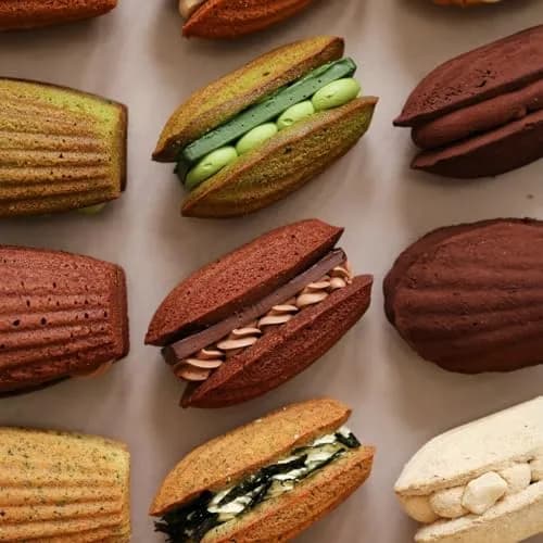 Fchil Silicone Madeleine Mold Pan Set of 2, Shell Shape Baking | 16 Cavities (8 per Mold) - 22.3 x 11.8 cm thumbnail 6