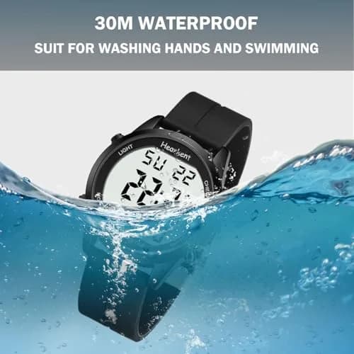 Hearkent Pedometer Watch for Walking for Senior Step Counter Watch | Simple, Waterproof & Large Display thumbnail 5