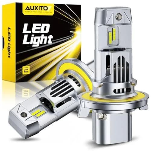 AUXITO H13/9008 LED Fog Bulbs - 900% Brighter White, 360° Illumination, Pack of 2 thumbnail 1
