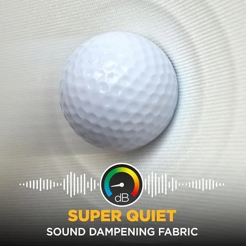 SimSpace Platinum Golf Impact Screen - Projector Screen for Home, 4 Layer Impact-Resistant Foam, Noise Reduction, Ultra 4K HD, 3 x 3 m thumbnail 9