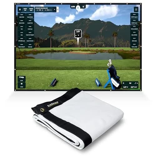 SimSpace Elite Impact Screen 3.3 x 3 m | Premium Golf Simulator Screen for Home Use thumbnail 1