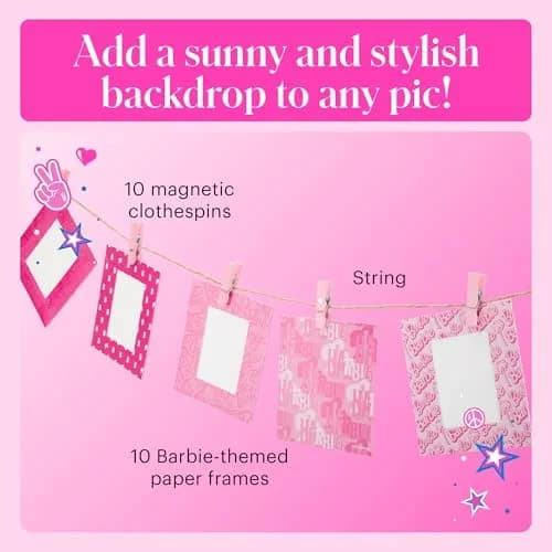 Kodak x Barbie Hanging Square Frames for Zink 2x3 Photo Projects (10 Frames) thumbnail 4