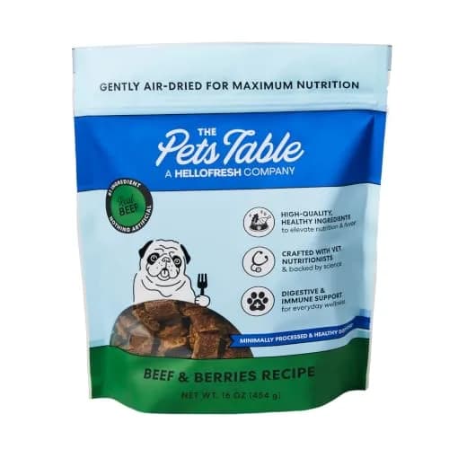 The Pets Table Air Dried Dog Food, Beef & Berries, 1 lb (16 Oz) | Grain-Free, High-Protein, Wholesome Nutrition thumbnail 1