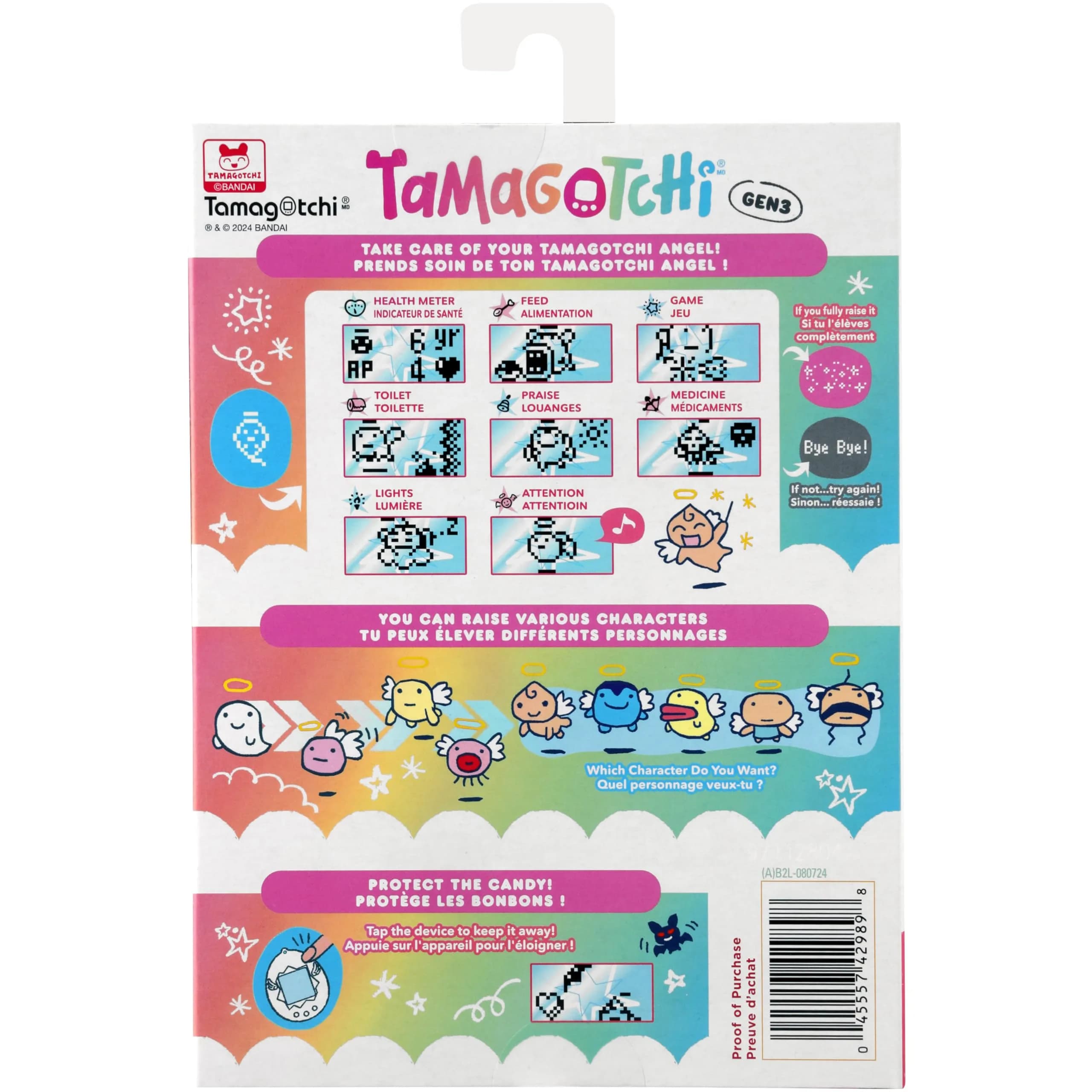 Tamagotchi Original Lovely Angel Digital Pet with Chain | Ages 8+ - view 7
