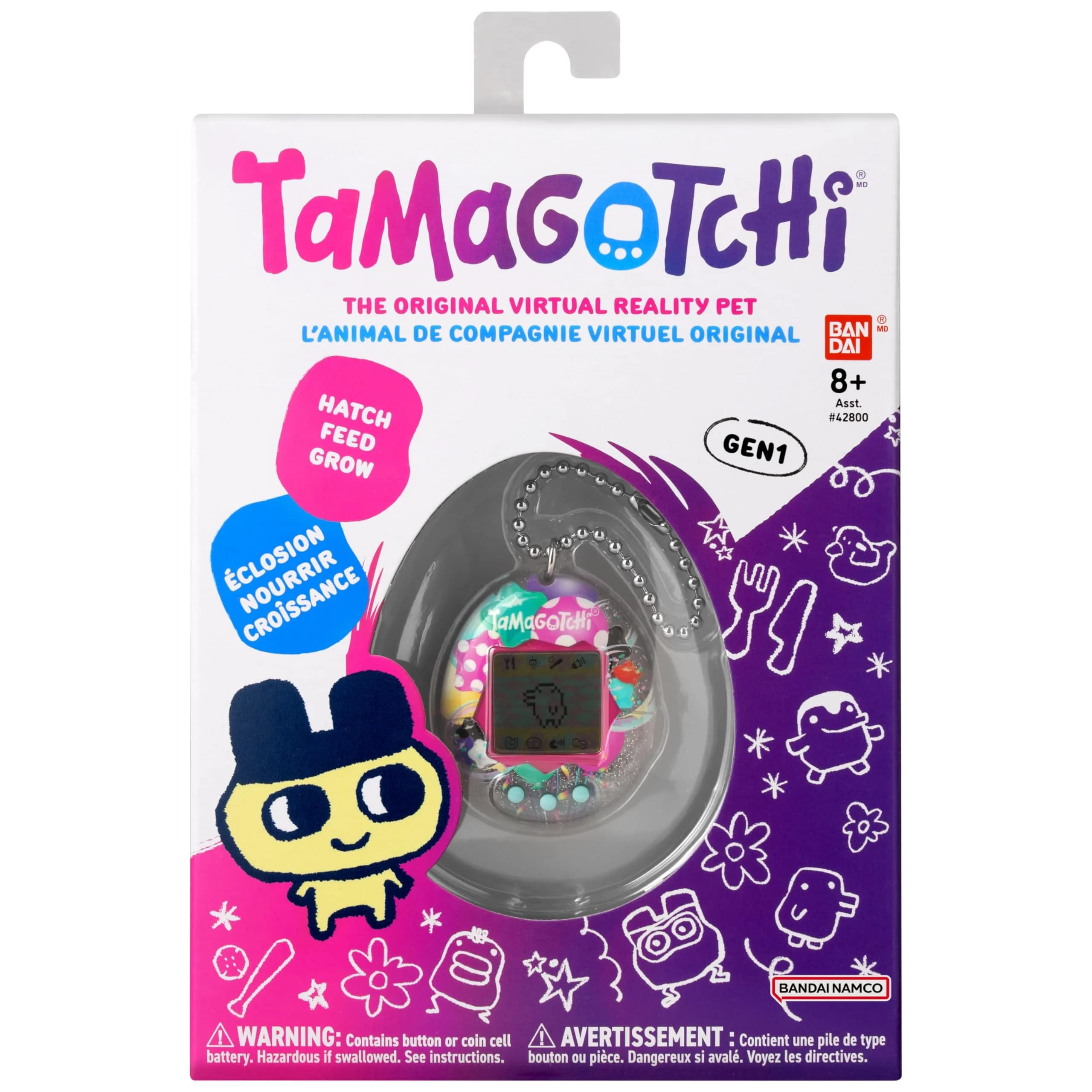 Tamagotchi Original Pretty Party Digital Pet | Nostalgic Fun for Kids 8+ - view 5